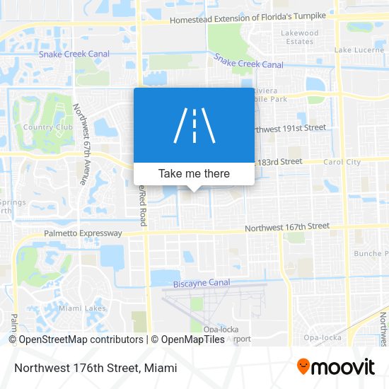 Mapa de Northwest 176th Street
