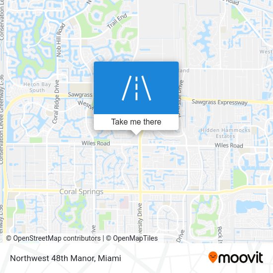 Mapa de Northwest 48th Manor