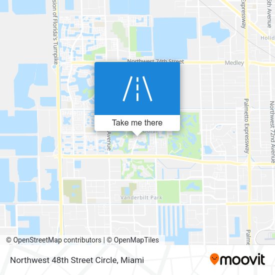 Mapa de Northwest 48th Street Circle