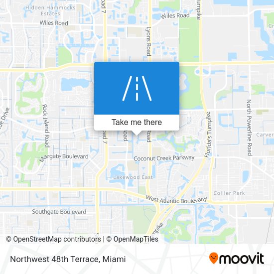 Northwest 48th Terrace map