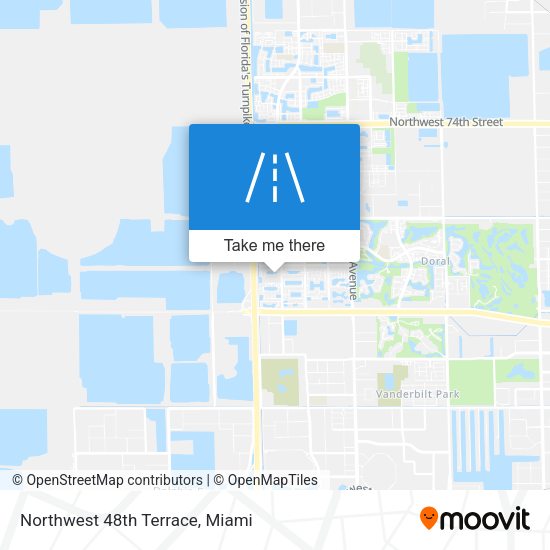 Northwest 48th Terrace map