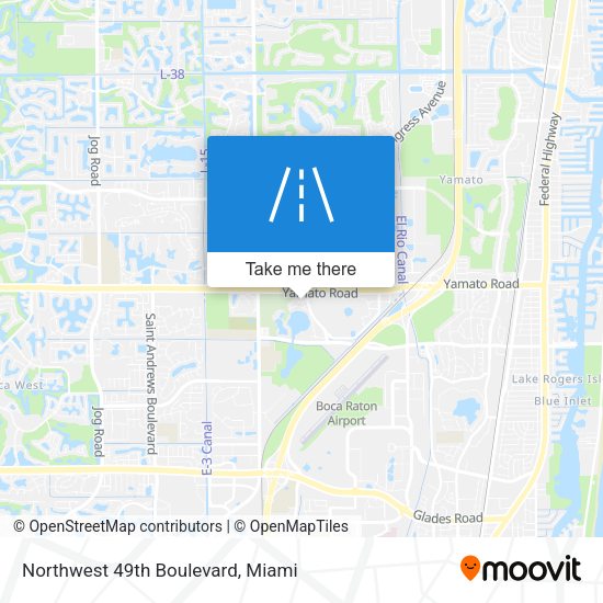 Mapa de Northwest 49th Boulevard