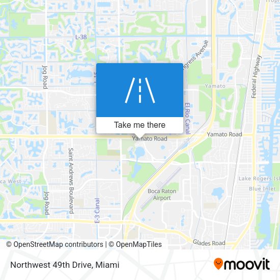 Mapa de Northwest 49th Drive