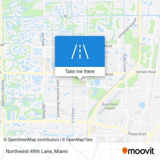 Mapa de Northwest 49th Lane