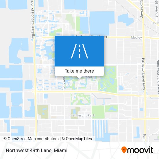 Mapa de Northwest 49th Lane