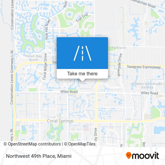 Mapa de Northwest 49th Place