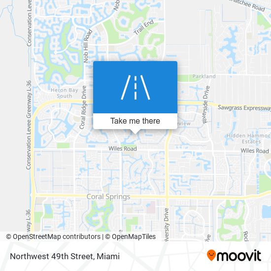 Northwest 49th Street map