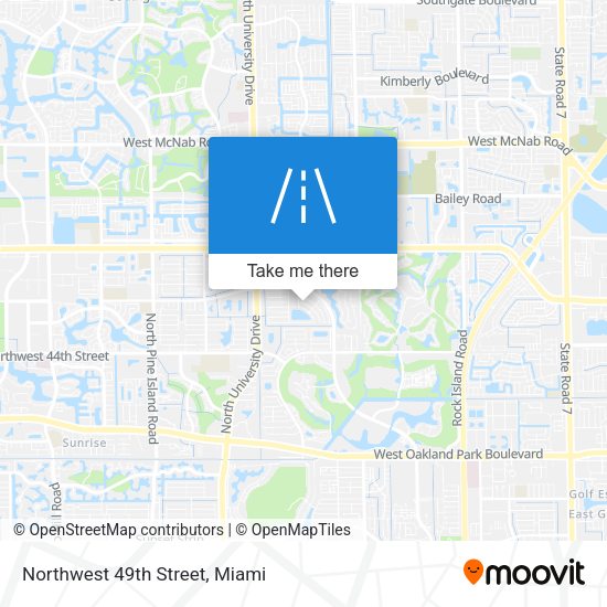 Northwest 49th Street map