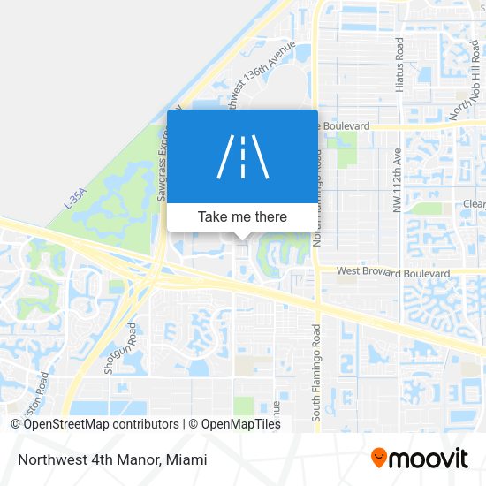 Mapa de Northwest 4th Manor