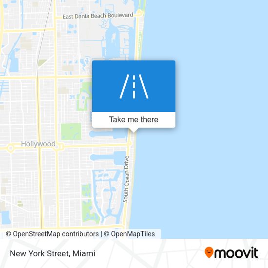Mapa de New York Street
