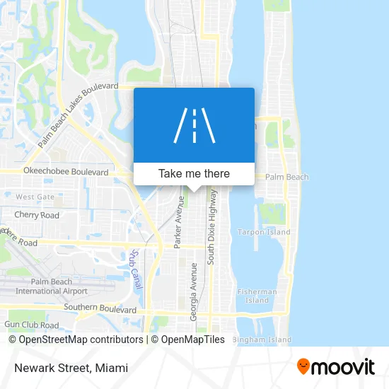 Newark Street map