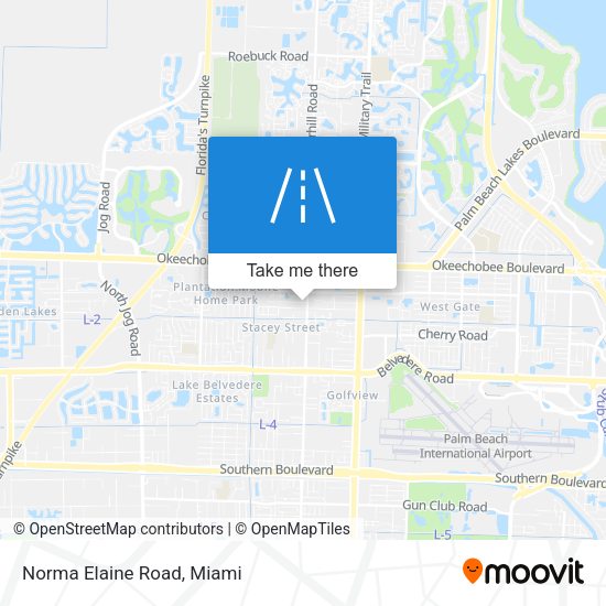 Mapa de Norma Elaine Road