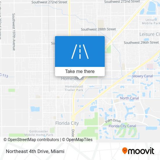 Mapa de Northeast 4th Drive