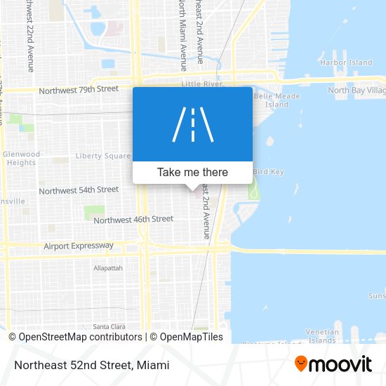 Mapa de Northeast 52nd Street