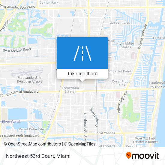 Mapa de Northeast 53rd Court