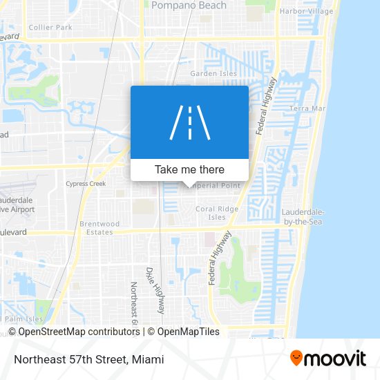 Mapa de Northeast 57th Street