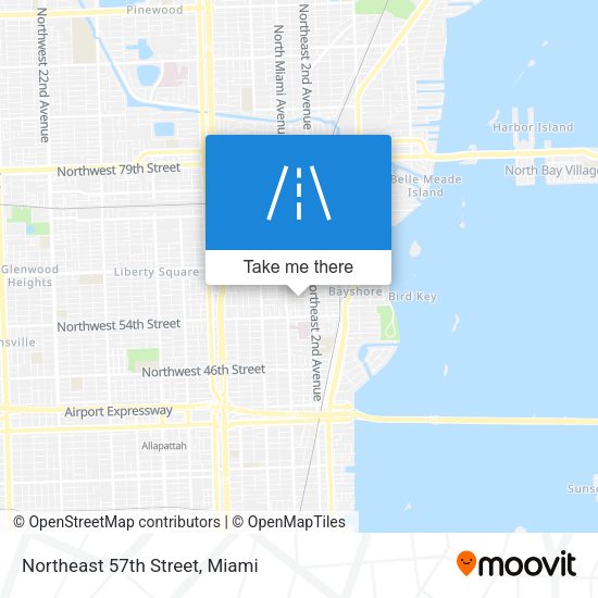 Mapa de Northeast 57th Street