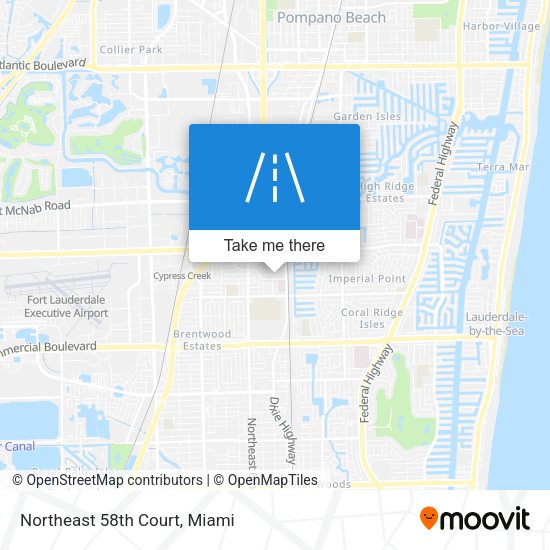 Mapa de Northeast 58th Court