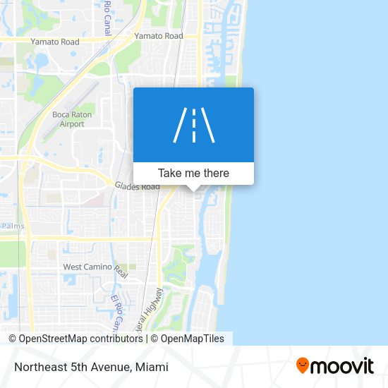 Mapa de Northeast 5th Avenue