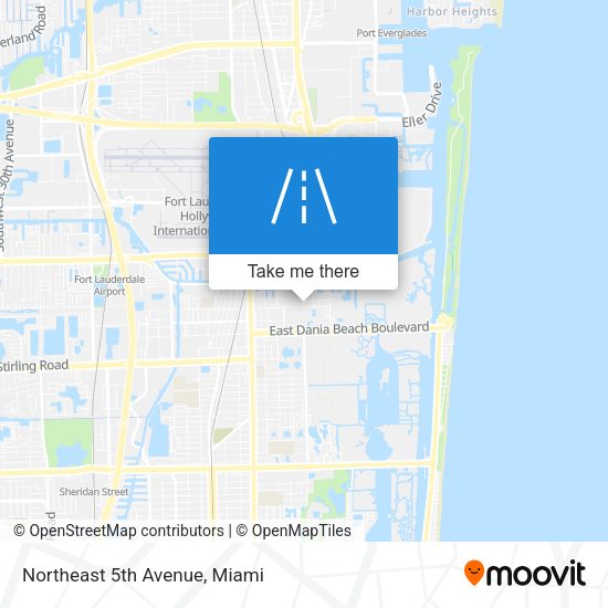 Northeast 5th Avenue map