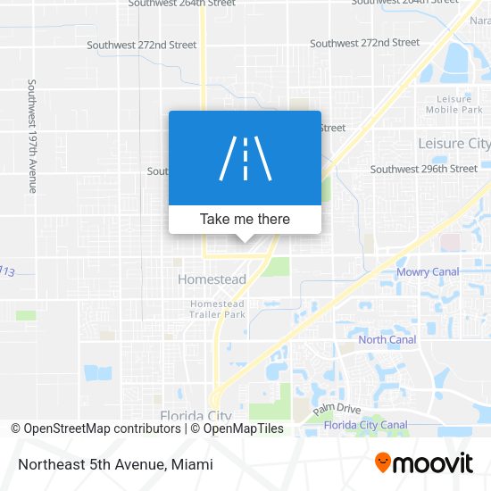 Mapa de Northeast 5th Avenue