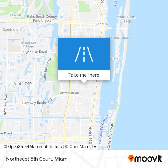 Mapa de Northeast 5th Court