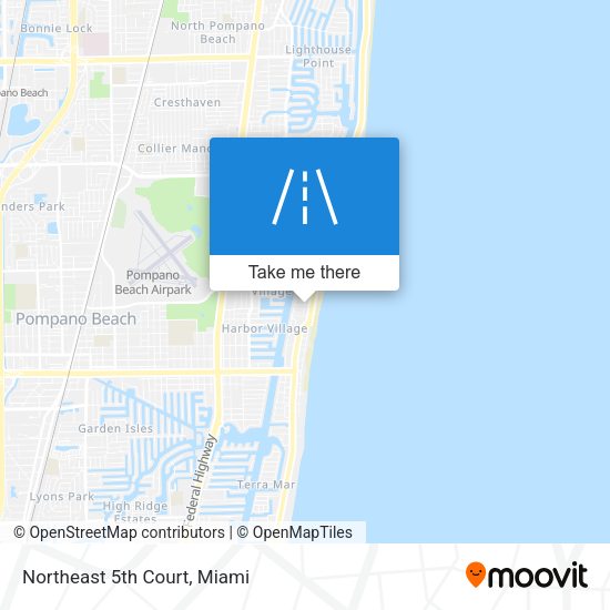 Northeast 5th Court map