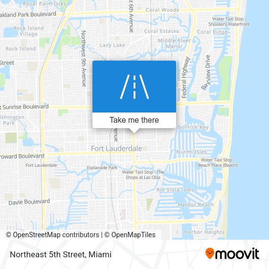 Mapa de Northeast 5th Street