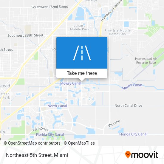 Northeast 5th Street map