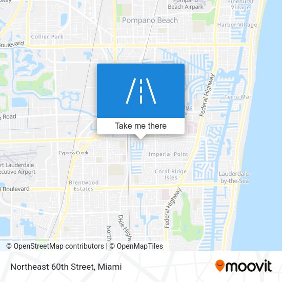 Northeast 60th Street map