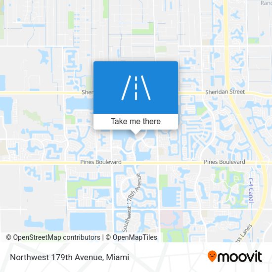 Mapa de Northwest 179th Avenue