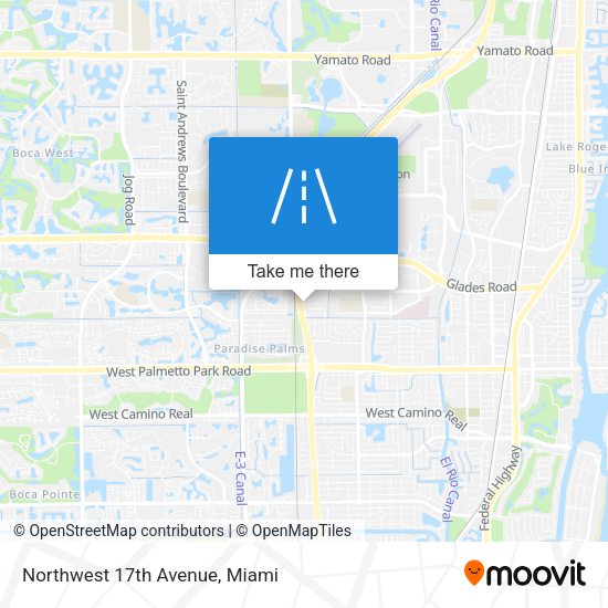 Mapa de Northwest 17th Avenue