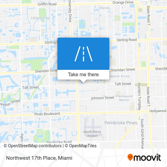 Mapa de Northwest 17th Place