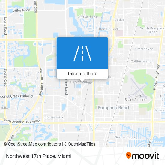 Mapa de Northwest 17th Place