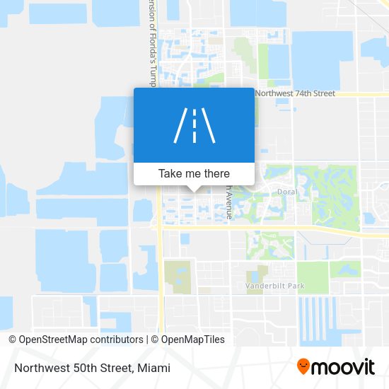 Mapa de Northwest 50th Street