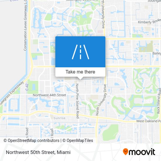 Mapa de Northwest 50th Street