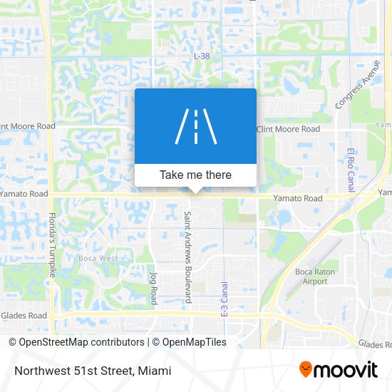 Mapa de Northwest 51st Street