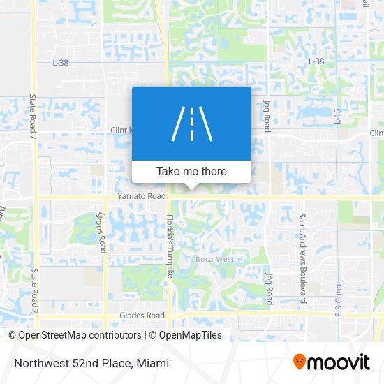 Mapa de Northwest 52nd Place
