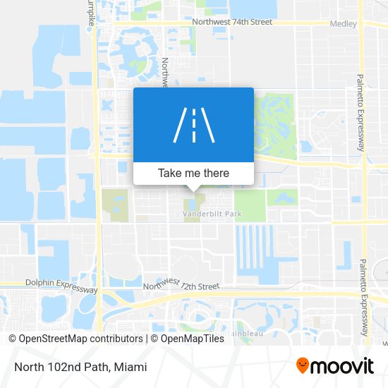 Mapa de North 102nd Path