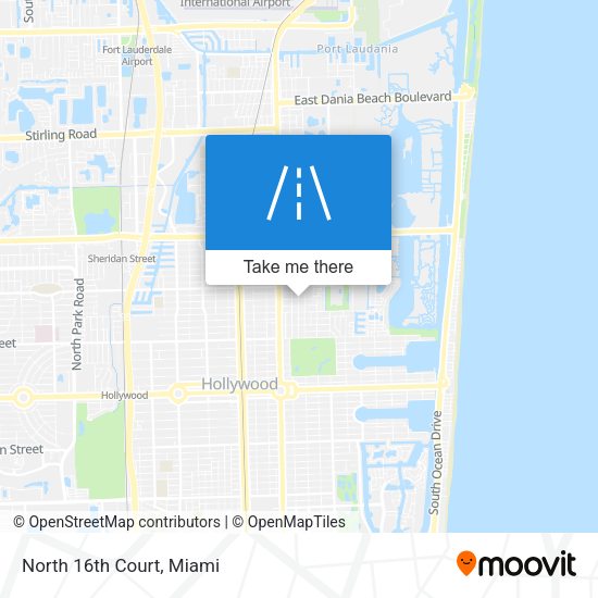 Mapa de North 16th Court