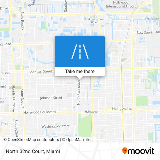 Mapa de North 32nd Court