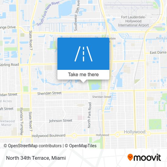 Mapa de North 34th Terrace