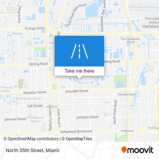 Mapa de North 35th Street
