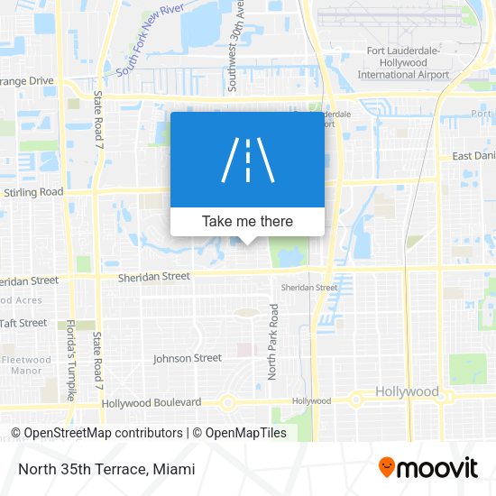 Mapa de North 35th Terrace