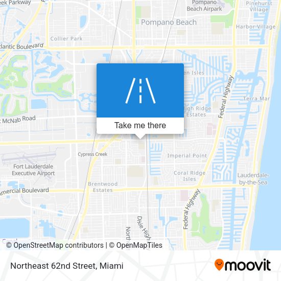 Northeast 62nd Street map