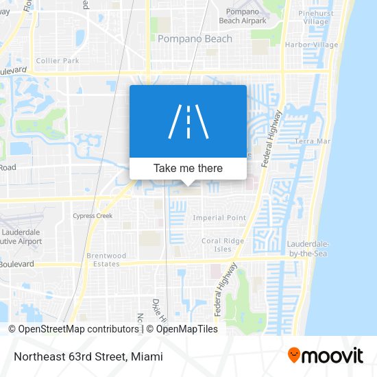 Northeast 63rd Street map