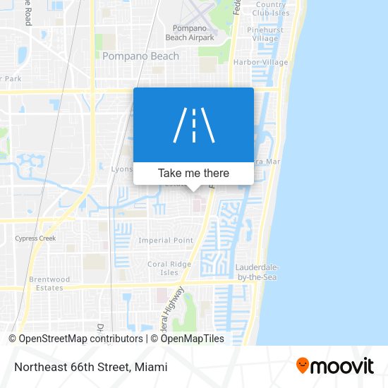 Northeast 66th Street map