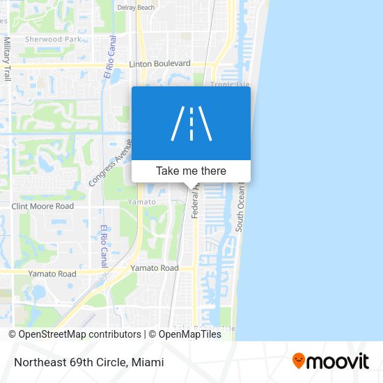 Mapa de Northeast 69th Circle