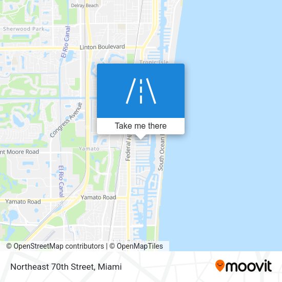 Mapa de Northeast 70th Street