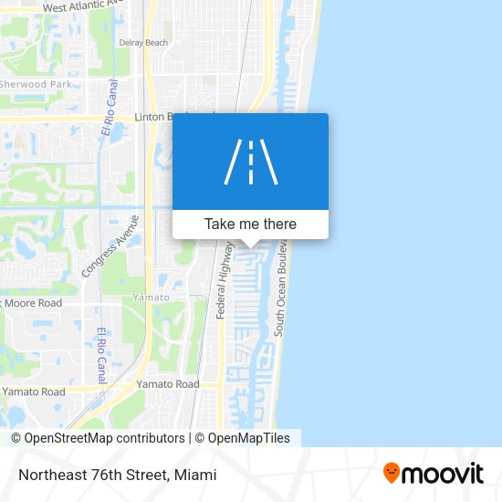 Mapa de Northeast 76th Street
